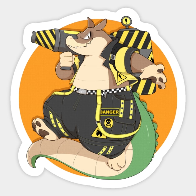 Dangerdile Sticker by EsmaelJ